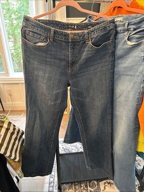 Seven7 Indigo Blue Straight Leg Jeans